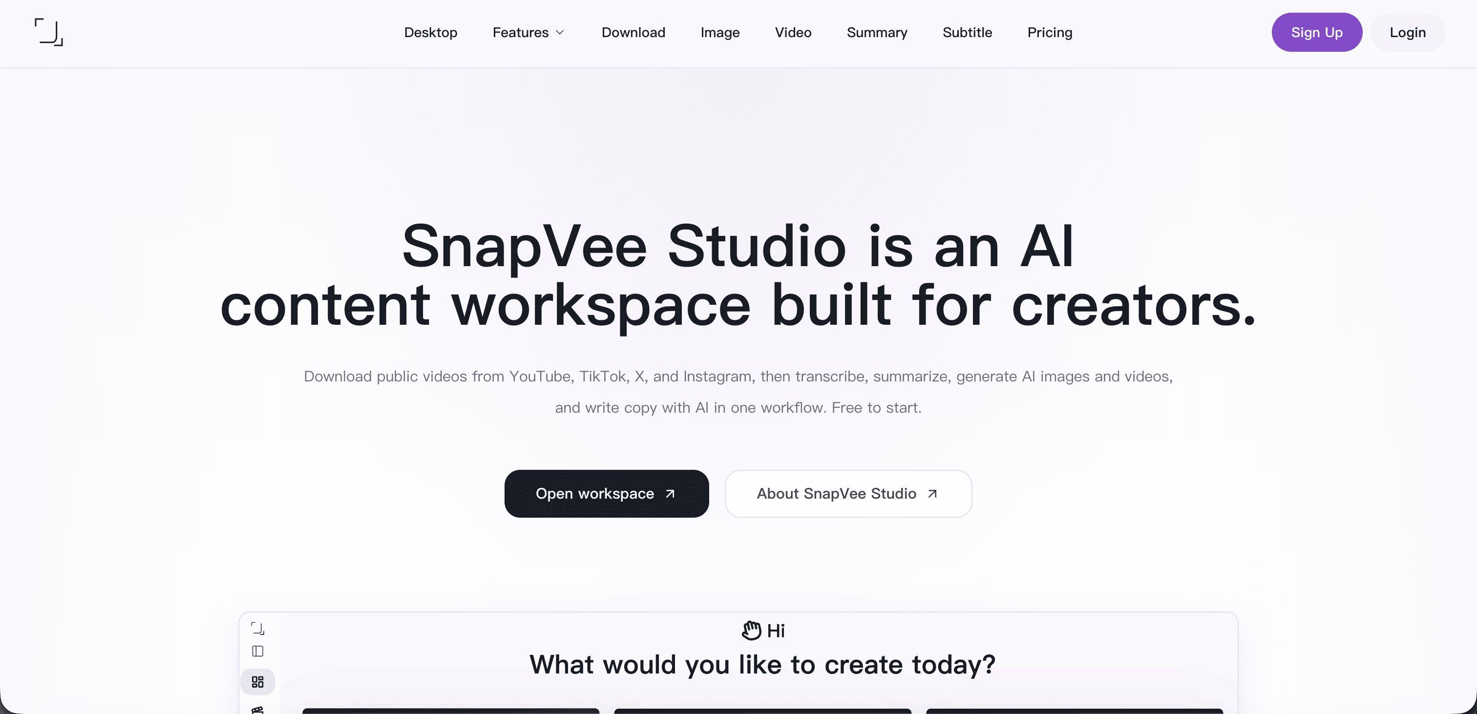 SnapVee preview