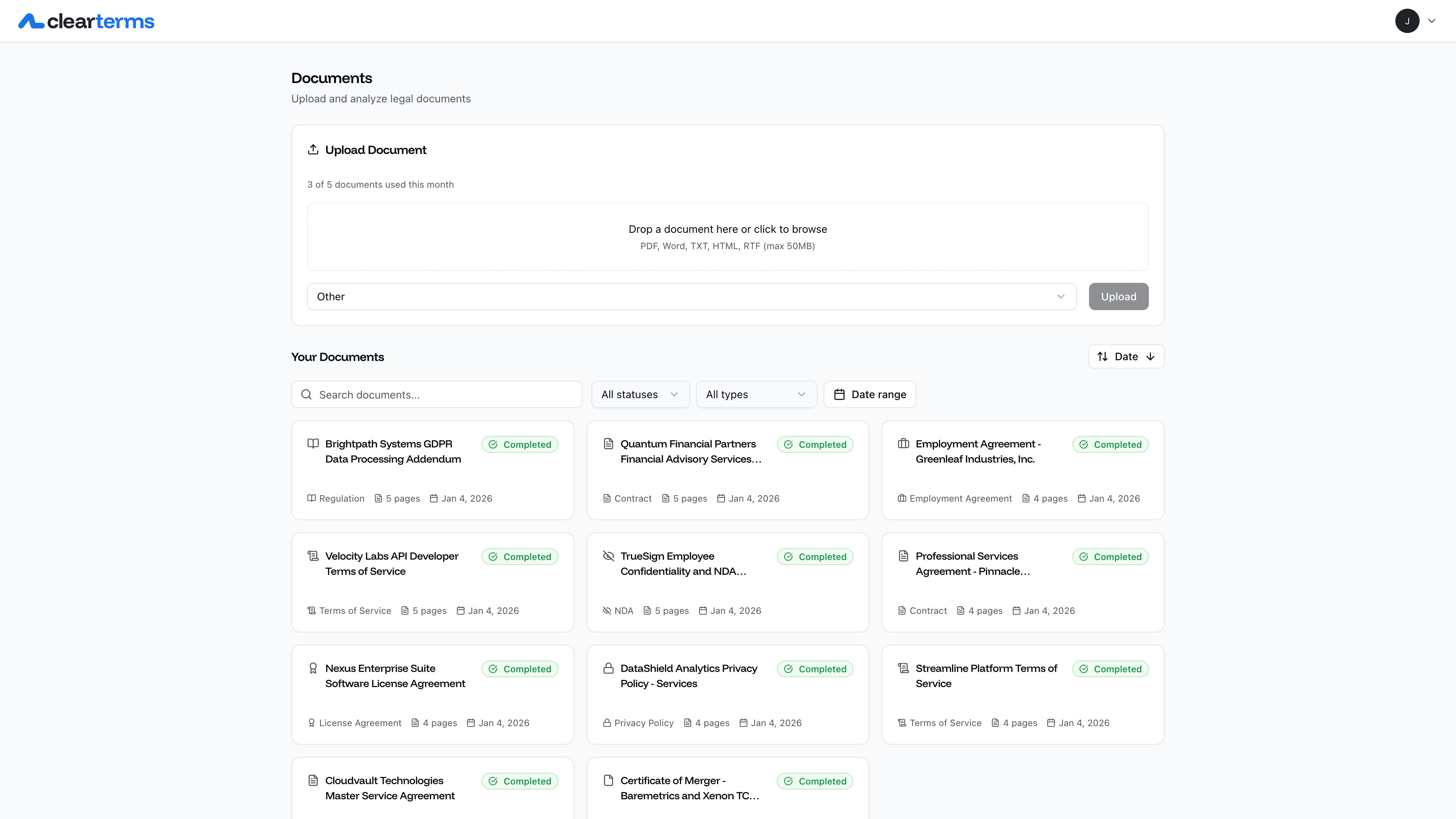 ClearTerms screenshot 1