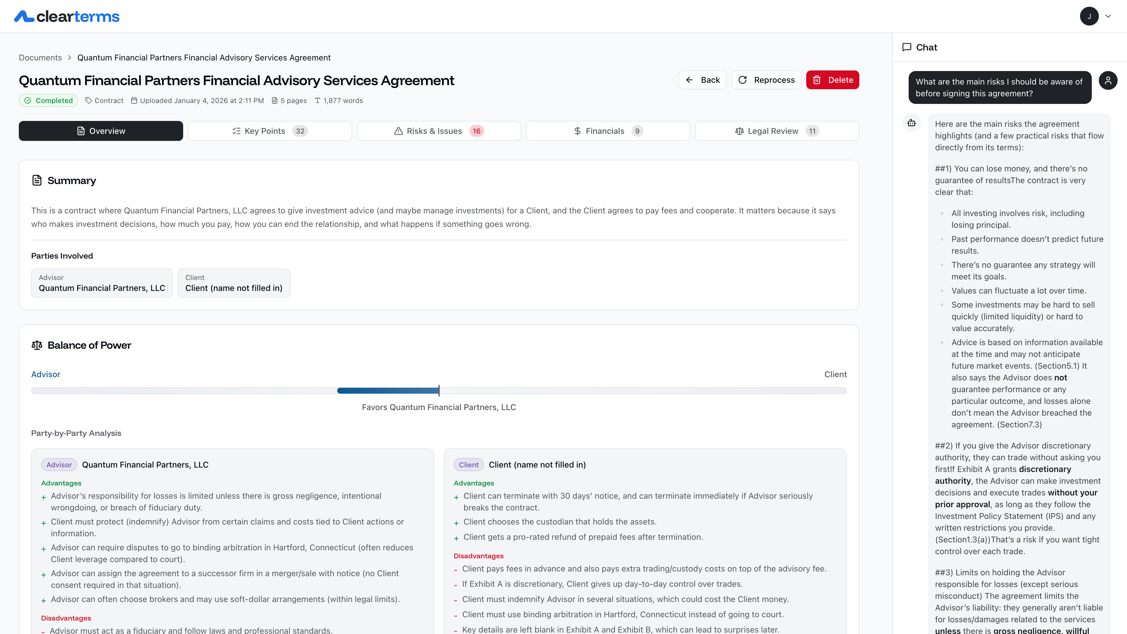ClearTerms screenshot 2